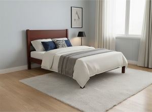 Shouldham Wooden Bed Frame in Mahogany Finish (Low End)