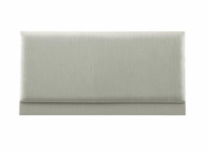King Silene headboard in flat weave Dove Grey fabric.