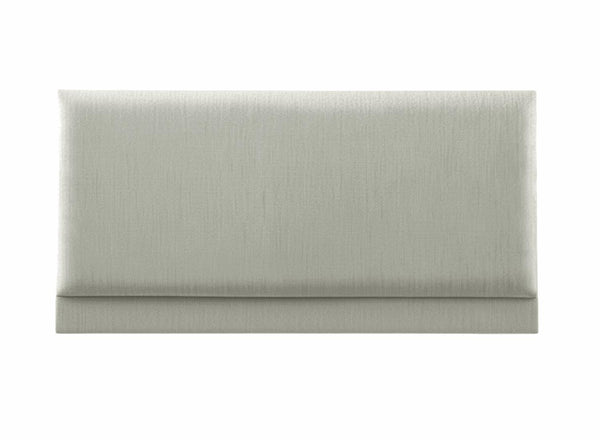 King Silene headboard in flat weave Dove Grey fabric.