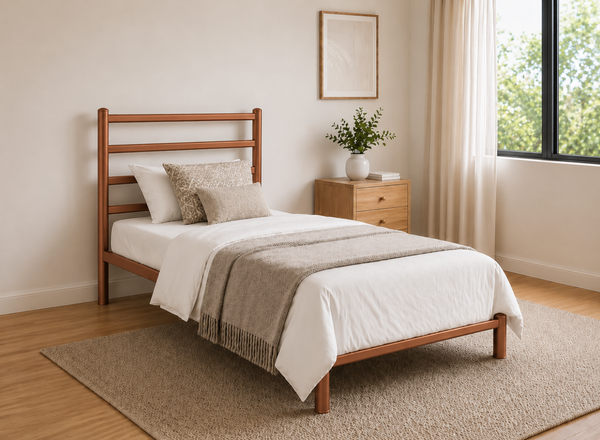 Belmont Bed in Copper, Single Size