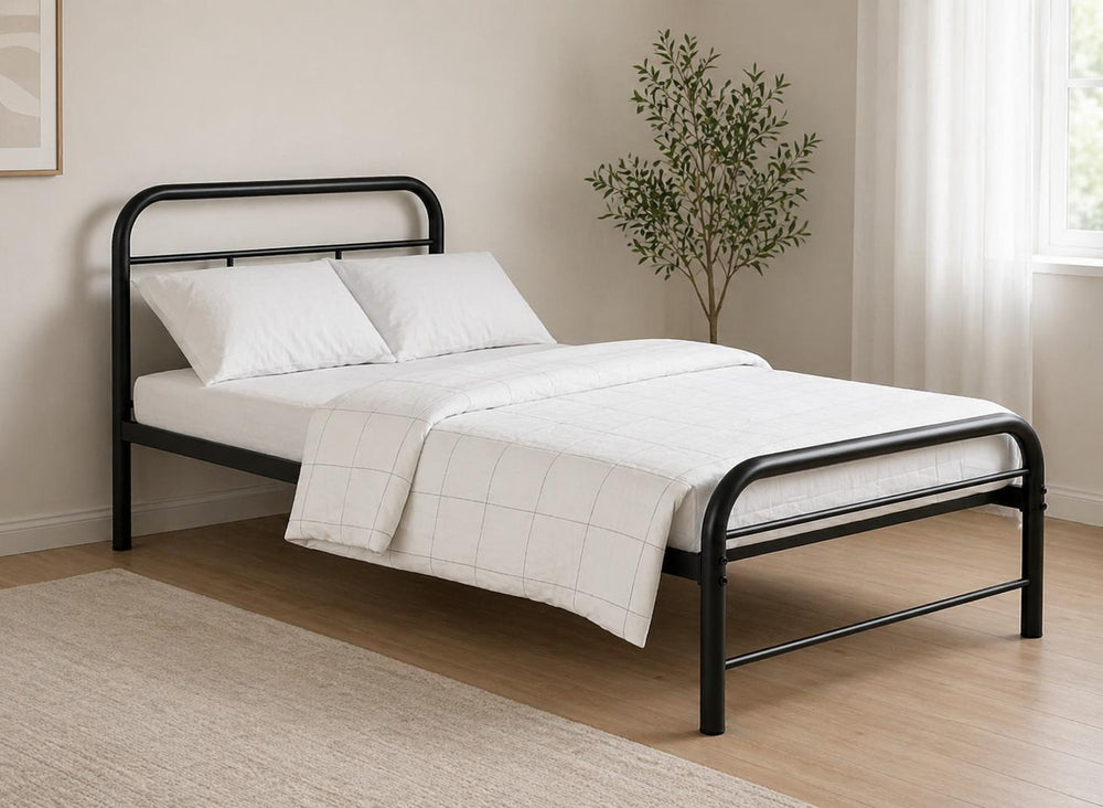 Double Metal Crofton bed in Yellow