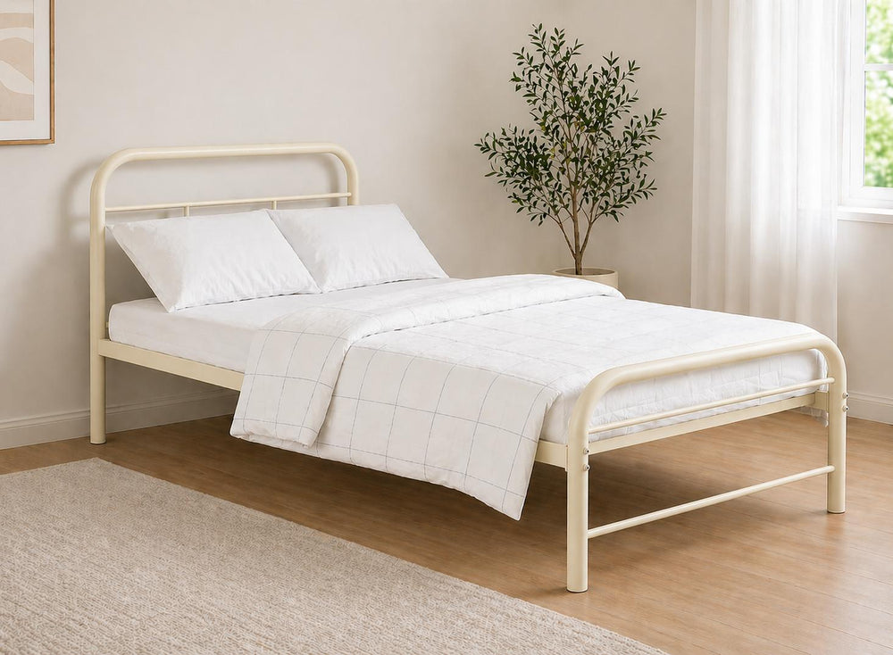 Double Metal Crofton bed in Yellow
