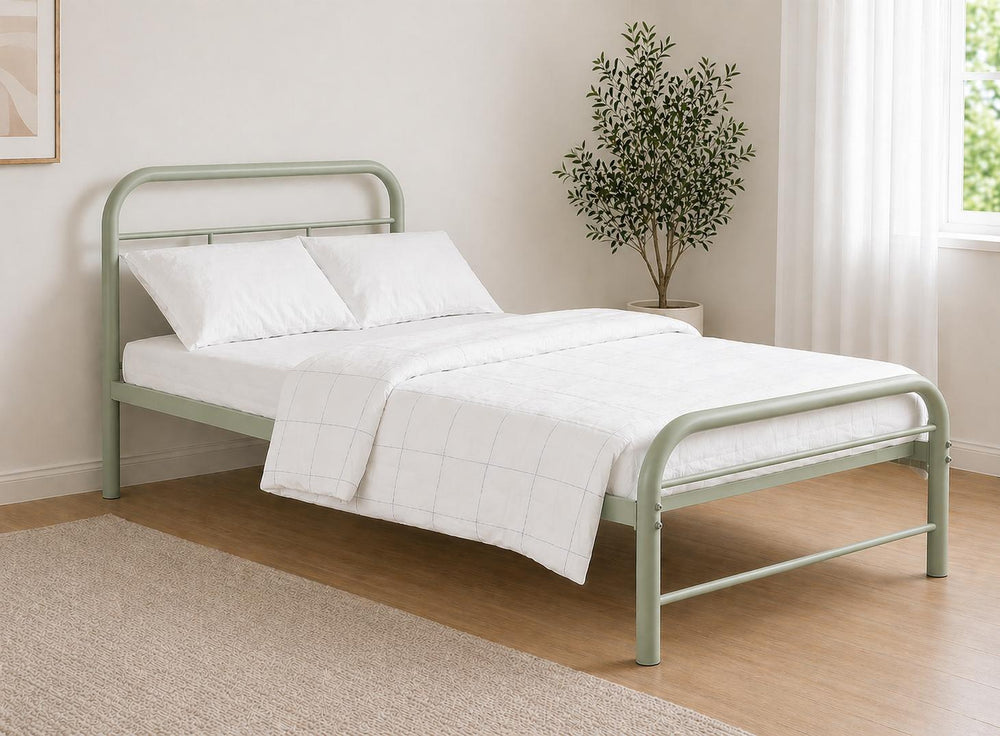 Double Metal Crofton bed in Yellow