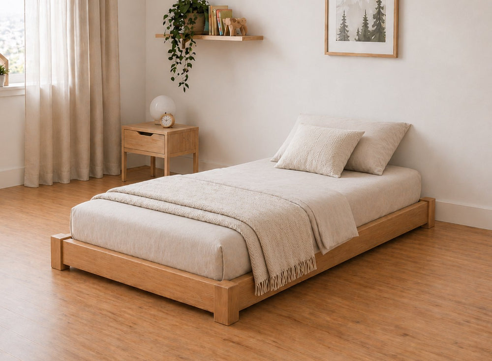 Ludham Antique Wooden Floor Bed