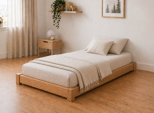 Single Ludham Antique Wooden Floor Bed