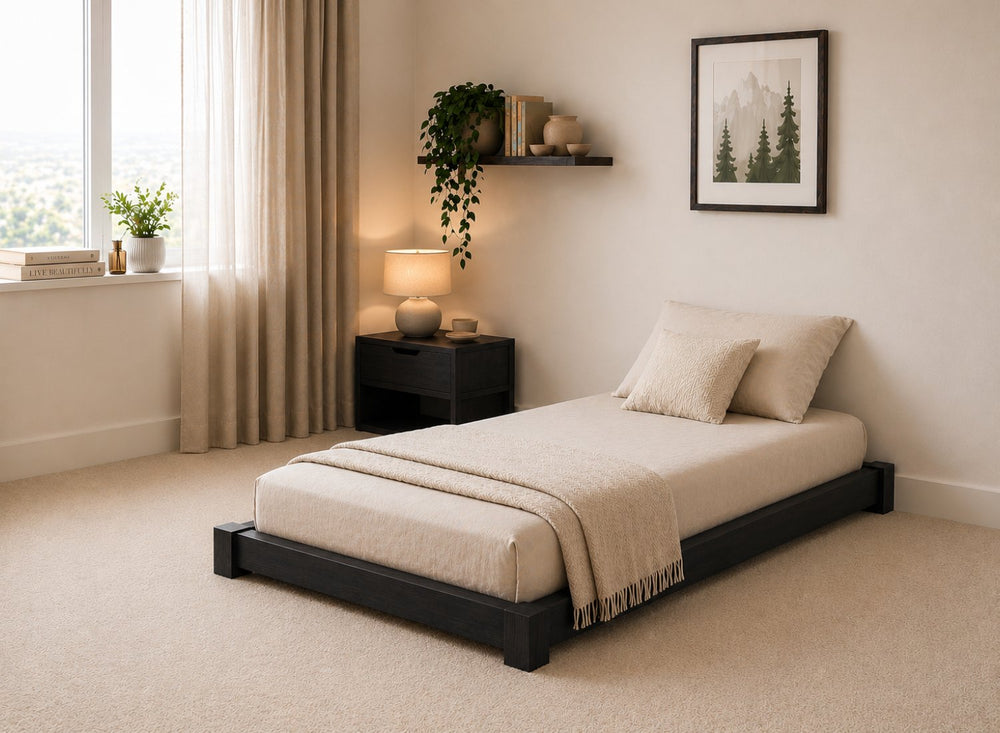 Ludham Antique Wooden Floor Bed