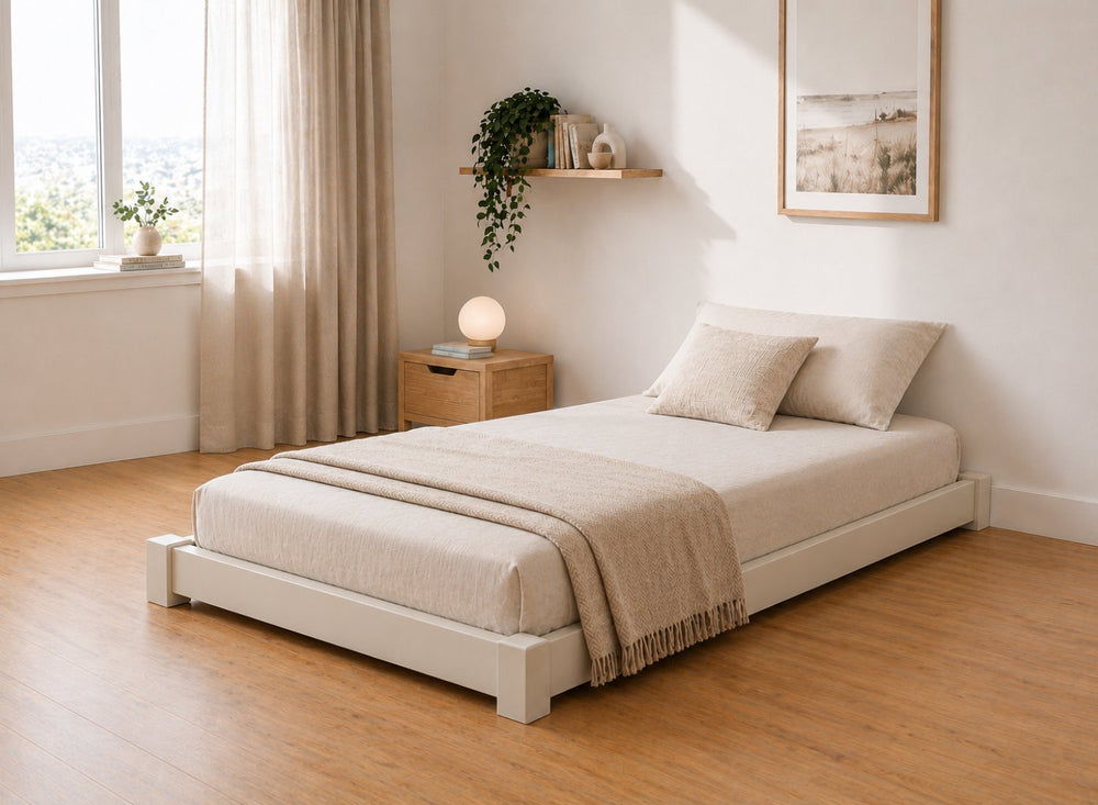 Ludham Antique Wooden Floor Bed