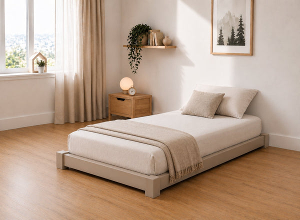 Single Ludham Grey Wooden Floor Bed