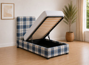 Single Heather Ottoman Bed in BOL3260 Fabric 