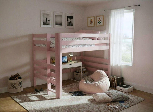 Snettisham Double High Sleeper in Nancy's Blushes Pink Finish (Left Ladder)