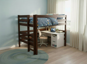 Snettisham Double High Sleeper in Chocolate Finish (Left Ladder)
