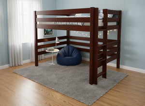 Snettisham Double High Sleeper in Mahogany Finish (Right Ladder)