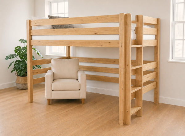 Snettisham Antique Double High Sleeper, Right Side Ladder