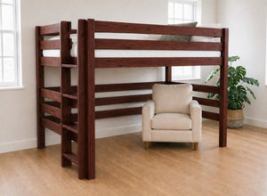 Snettisham Mahogany Double High Sleeper, Left Side Ladder