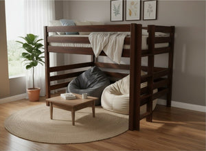 Snettisham Double High Sleeper in Chocolate Finish (Right Ladder)