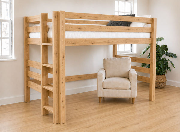 Snettisham Double High Sleeper in Antique, Left Side Ladder