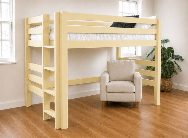Snettisham Double High Sleeper in Dayroom Yellow, Left Side Ladder