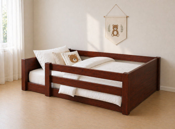 Sparham Mahogany Toddler Floor Bed