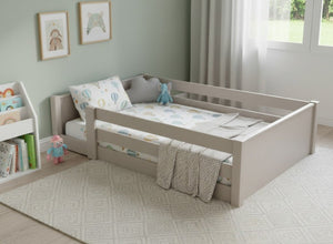 Sparham Floor Bed in Dovetail Grey Finish