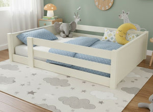 Sparham Floor Bed in James White Finish