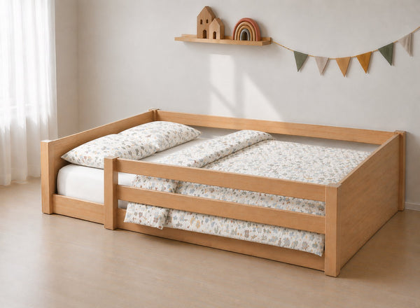 Sparham Antique Stain Toddler Floor Bed