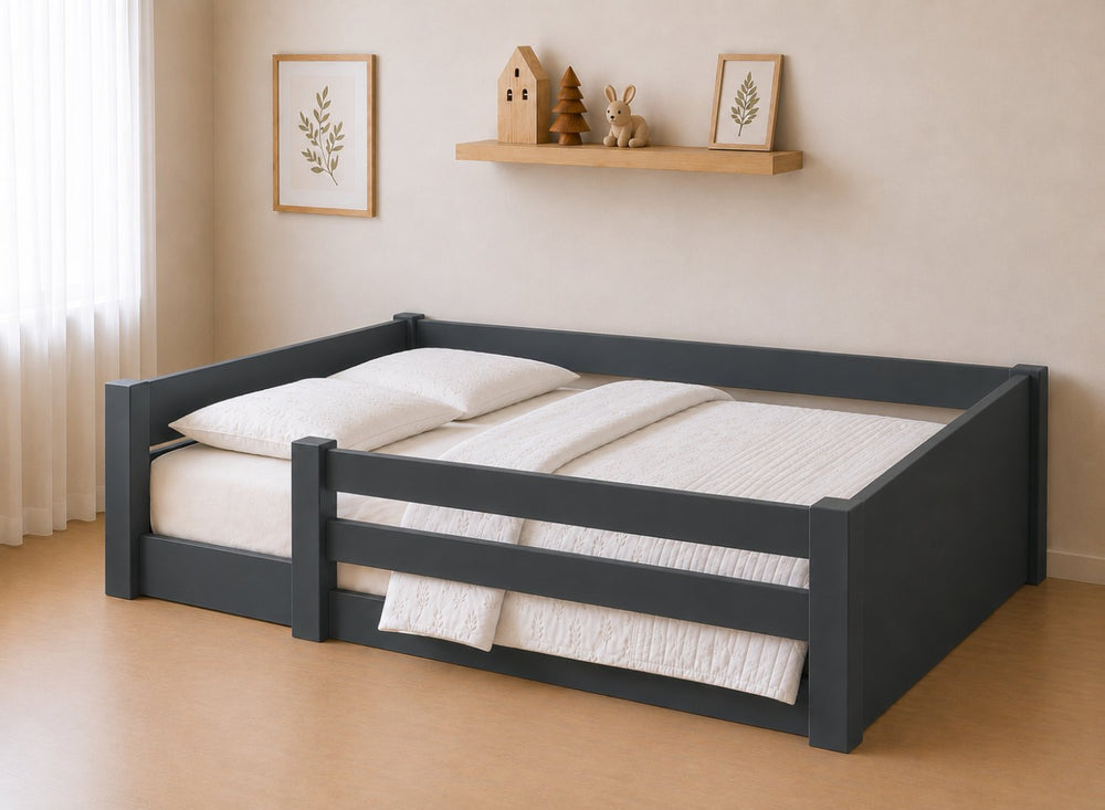 Sparham Blue Toddler Floor Bed