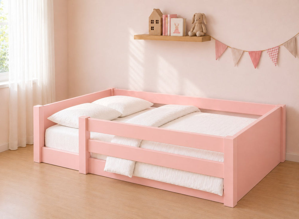 Sparham Pink Toddler Floor Bed
