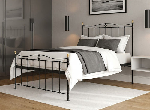 Tessa Bed in Black Finish