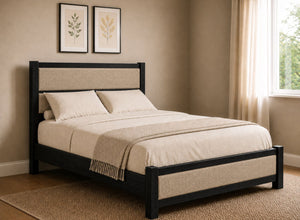 Clare Upholstered Wooden Bed