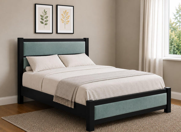 Clare Upholstered Wooden Bed