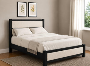 Clare Upholstered Wooden Bed