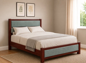 Clare Upholstered Wooden Bed