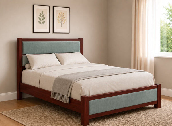 Clare Upholstered Wooden Bed