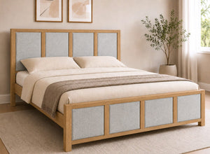 Kimberley Upholstered Wooden Bed