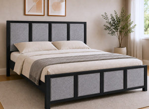 Kimberley Upholstered Wooden Bed