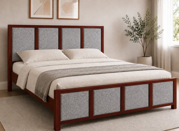Kimberley Upholstered Wooden Bed