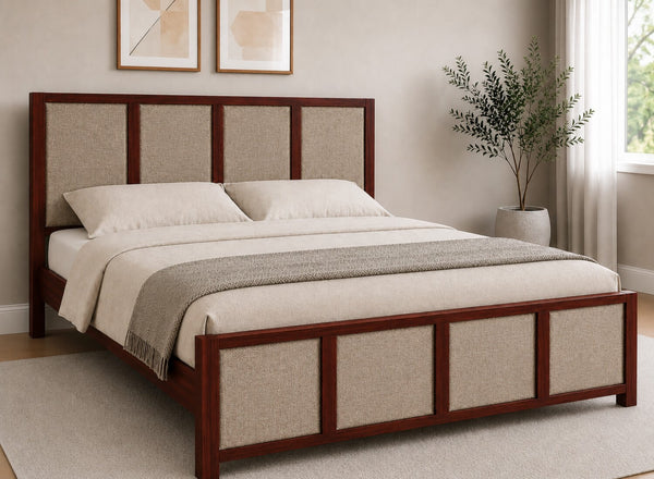 Kimberley Upholstered Wooden Bed