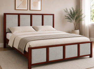 Kimberley Upholstered Wooden Bed
