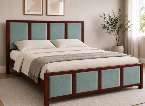 Kimberley Upholstered Wooden Bed