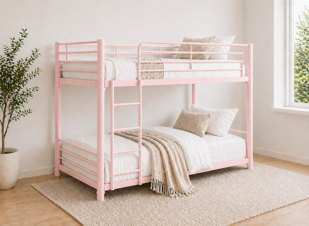 Thetford Metal Floor Bunk Bed in Pink