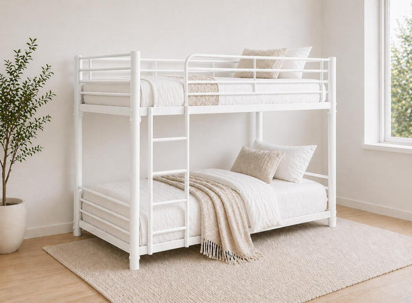 Thetford Metal Floor Bunk Bed in White
