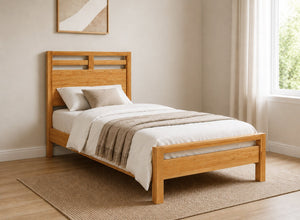 Tottingham Stained Antique Wooden Bed Frame