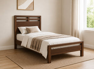 Tottingham Stained Chocolate Wooden Bed Frame