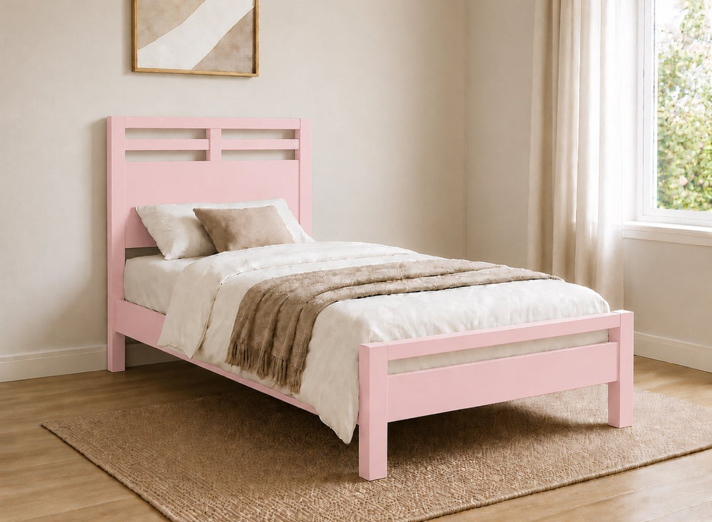 Tottingham Blue Wooden Bed - Hague Blue