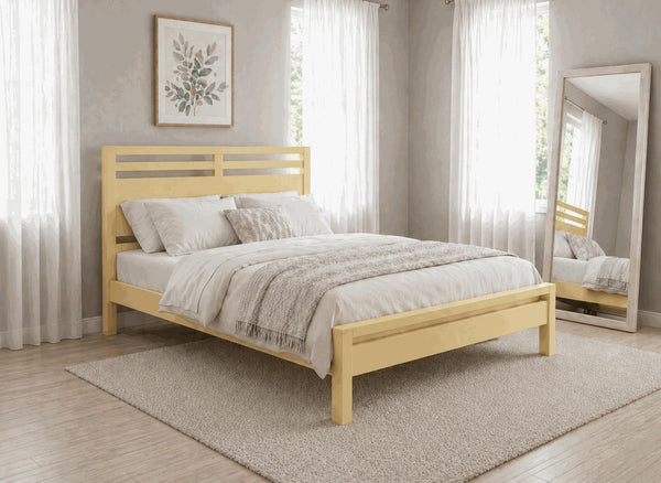 Tottingham Yellow Wooden Bed Frame - Dayroom Yellow