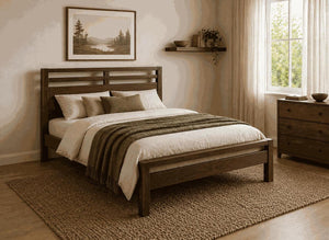 Tottingham Stained Chocolate Wooden Bed Frame