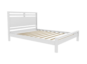 Trelleborg Wooden Bed Frame in a White Painted Finish