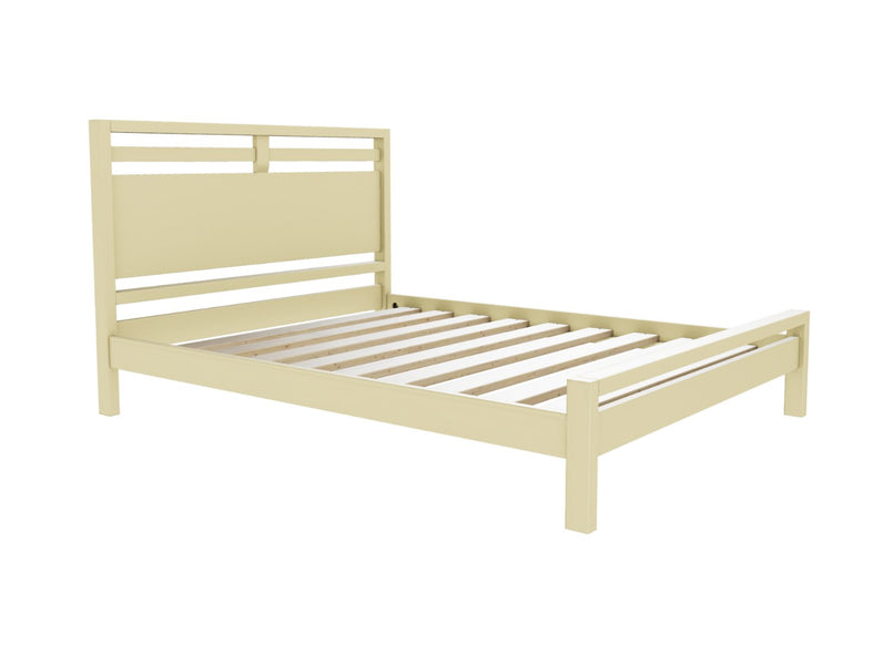 Trelleborg Wooden Bed Frame in a Dayroom Yellow Painted Finish