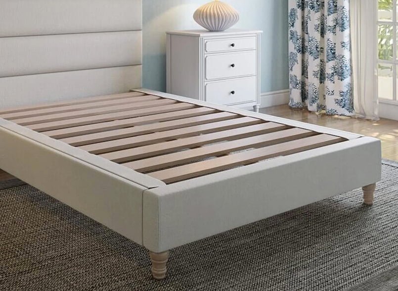 Vancouver Fabric Bed in Natural Putty
