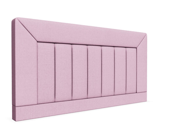 Viola Strutted headboard Finished in Moda Rose Pink